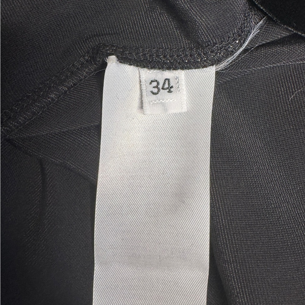 BALMAIN Black Velvet Glittered Logo Top Size 34 NWT - Picture 9 of 10